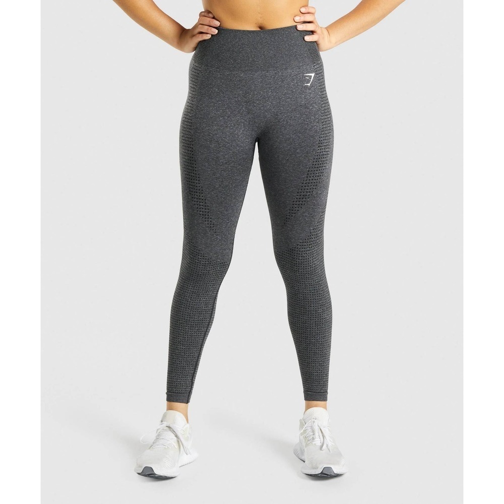 Gymshark Vital Seamless 2.0 Leggings Charcoal Marl Athletic / Womens Small